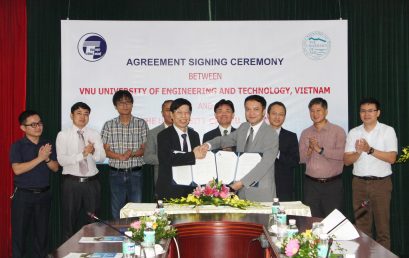 Signing ceremony between University of Engineering and Technology and Aizu University, Japan