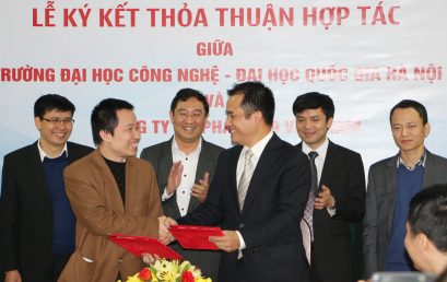 Lễ ký kết thỏa thuận hợp tác nghiên cứu khoa học và phát triển công nghệ với Công ty Cổ phần VP9 Việt Nam