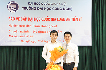 Lễ bảo vệ luận án Tiến sĩ chuyên ngành Kỹ thuật phần mềm của Nghiên cứu sinh Trần Hoàng Việt