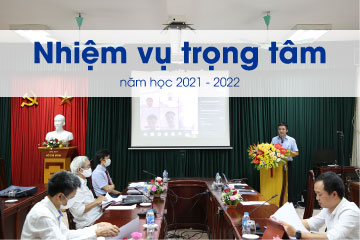 [Infographic] Trường Đại học Công nghệ: 05 nhiệm vụ trọng tâm năm học 2021 – 2022