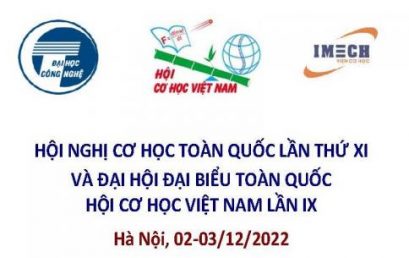 Thông báo số 2: Hội nghị Cơ học toàn quốc lần thứ XI