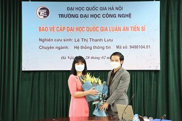 Lễ bảo vệ luận án Tiến sĩ chuyên ngành Hệ thống thông tin của Nghiên cứu sinh Lê Thị Thanh Lưu