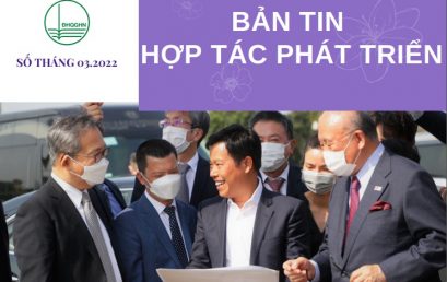 Bản tin Hợp tác phát triển ĐHQGHN tháng 3 năm 2022