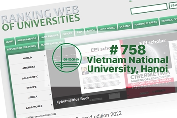 Bảng xếp hạng Webometrics tháng 8/2022: ĐHQGHN lần đầu tiên trong nhóm 800