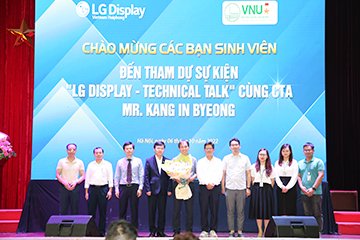 Cơ hội học bổng, thực tập và việc làm cho sinh viên Trường ĐH Công nghệ tại Công ty LG Display Việt Nam Hải Phòng