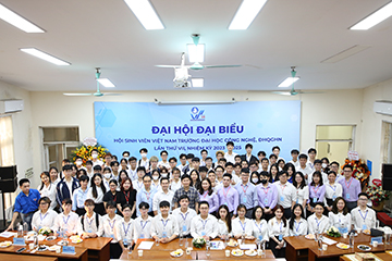 Đại hội đại biểu Hội Sinh viên Việt Nam Trường Đại học Công nghệ, ĐHQGHN lần thứ VII, nhiệm kỳ 2023-2025: Tiên phong – Sáng tạo – Đoàn kết – Nhân văn