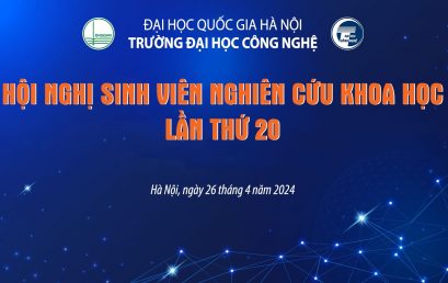 [Sắp diễn ra] 45 công trình tham dự Hội nghị sinh viên nghiên cứu khoa học Trường Đại học Công nghệ năm 2024