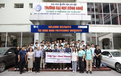 Sinh viên Đại học Bách khoa Hồng Kông (PolyU) giao lưu văn hóa, học thuật tại Trường Đại học Công nghệ, ĐHQGHN