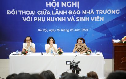 Hội nghị đối thoại giữa Lãnh đạo trường với phụ huynh và sinh viên năm 2024: Tăng cường công tác đối thoại, kết nối với gia đình và sinh viên