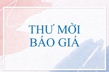Thư mời báo giá